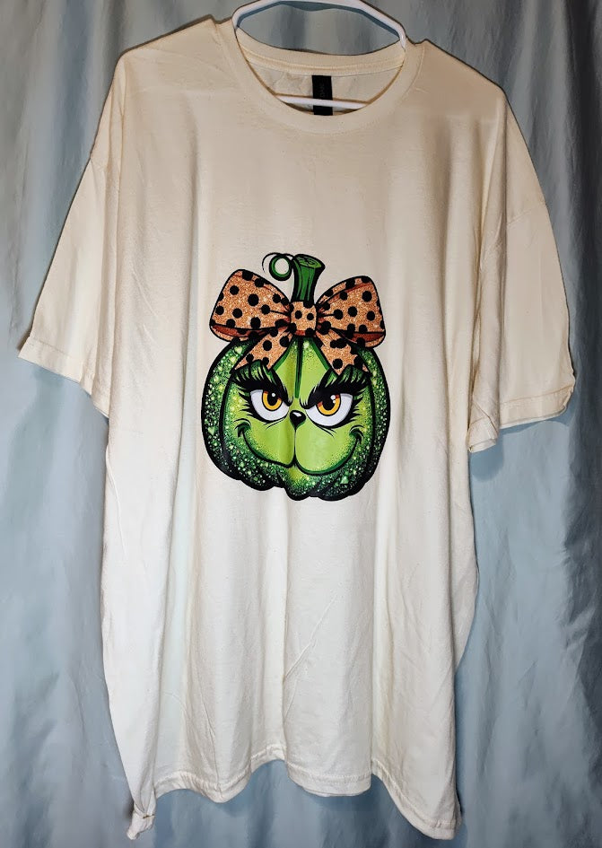 Grinchy Pumpkin - 2XL T-Shirt