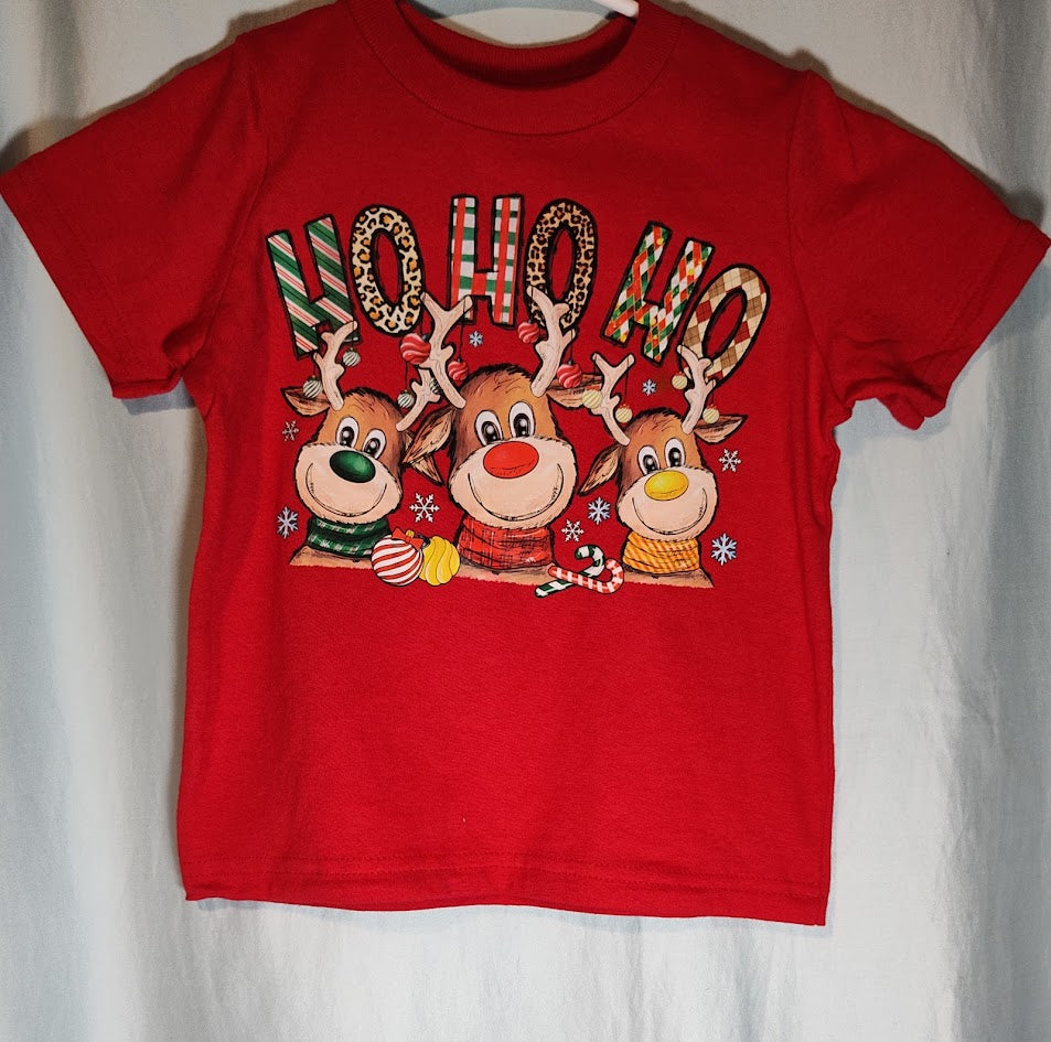 Ho Ho Ho Deer - Toddler 2T T-shirt
