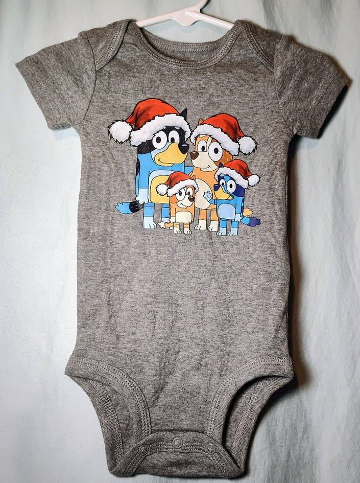 Heeler Christmas - 6-9 Month Onesie