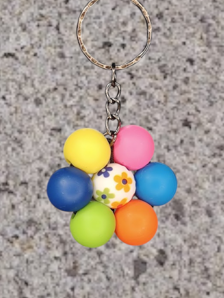 Flower Keychains