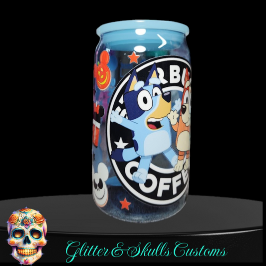 Blue Halloween Blue 16 oz. Acrylic Can