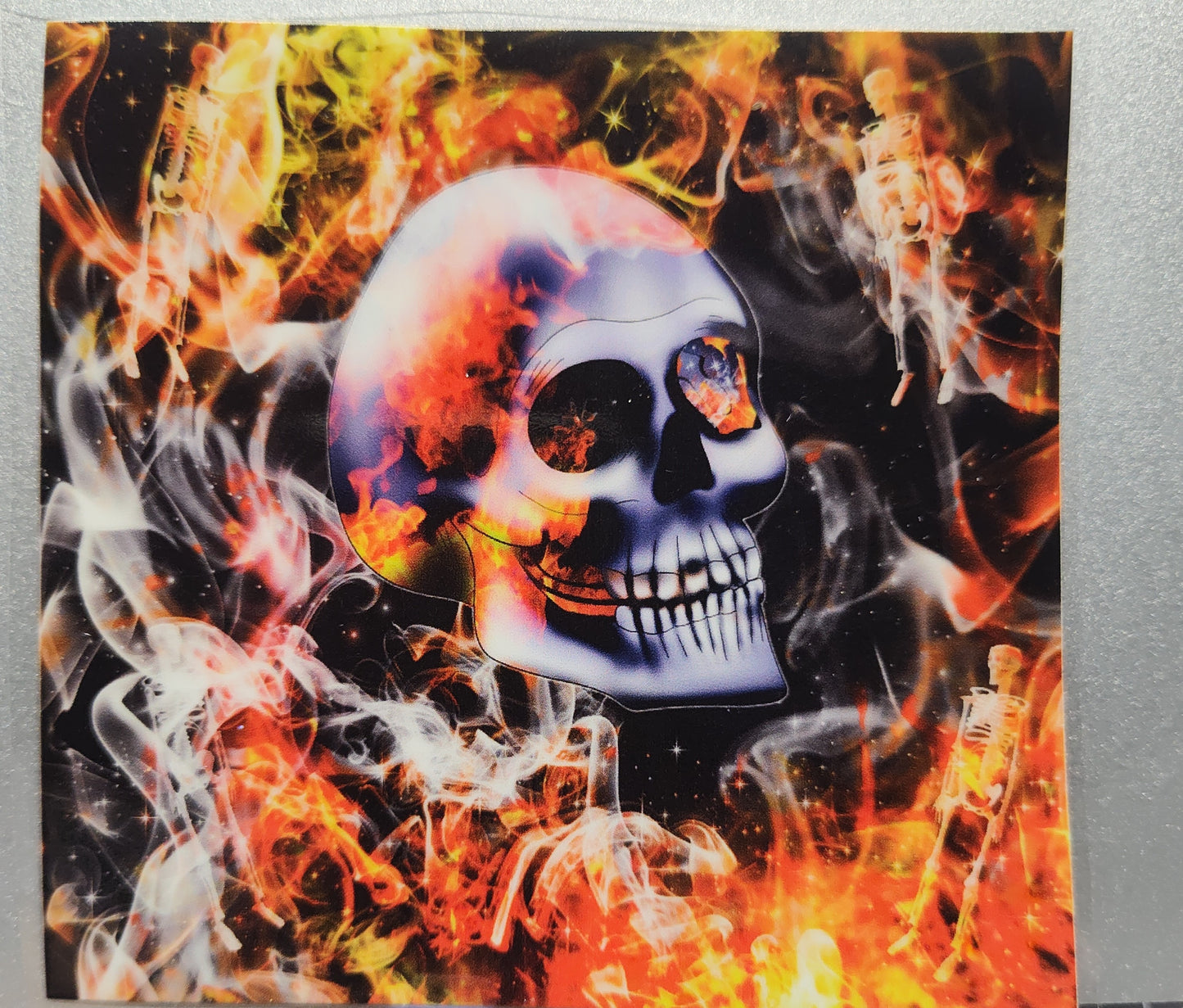 Flaming Skull