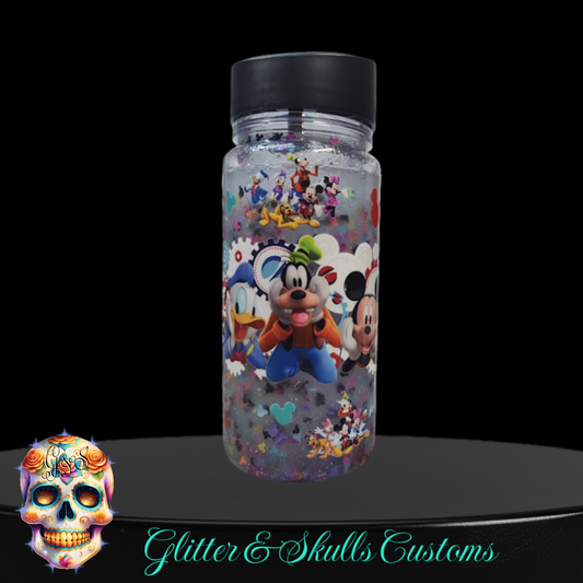 Mouse Club 12 oz Snow Globe Sports Bottle