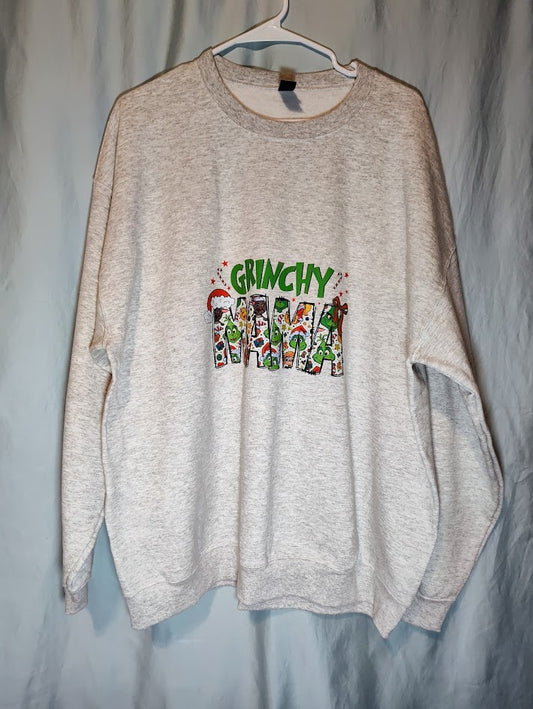 Grinchy Mama - XL Crewneck Sweatshirt