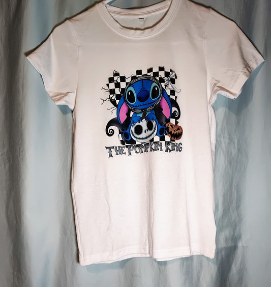 Stitch Pumpkin King - Youth L T-shirt