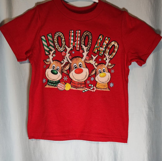 Ho Ho Ho Deer - Toddler 2T T-shirt