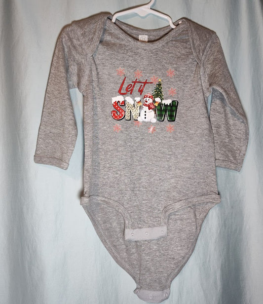 Let It Snow - 18 Month Onesie