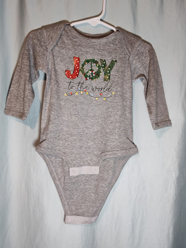 Joy To The World - 12 Month Onesie