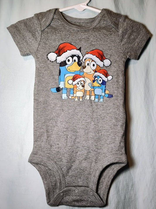 Heeler Christmas - 6-9 Month Onesie