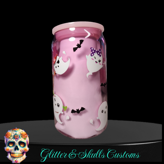 LilBoo Light Pink 16 oz Acrylic Can