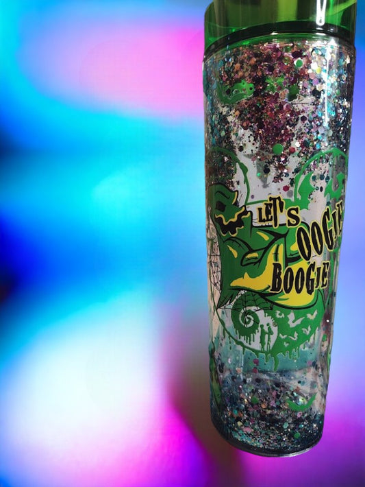 Oogie Boogie Glitter Tumbler