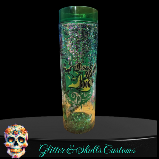 Oogie Boogie Glitter Tumbler