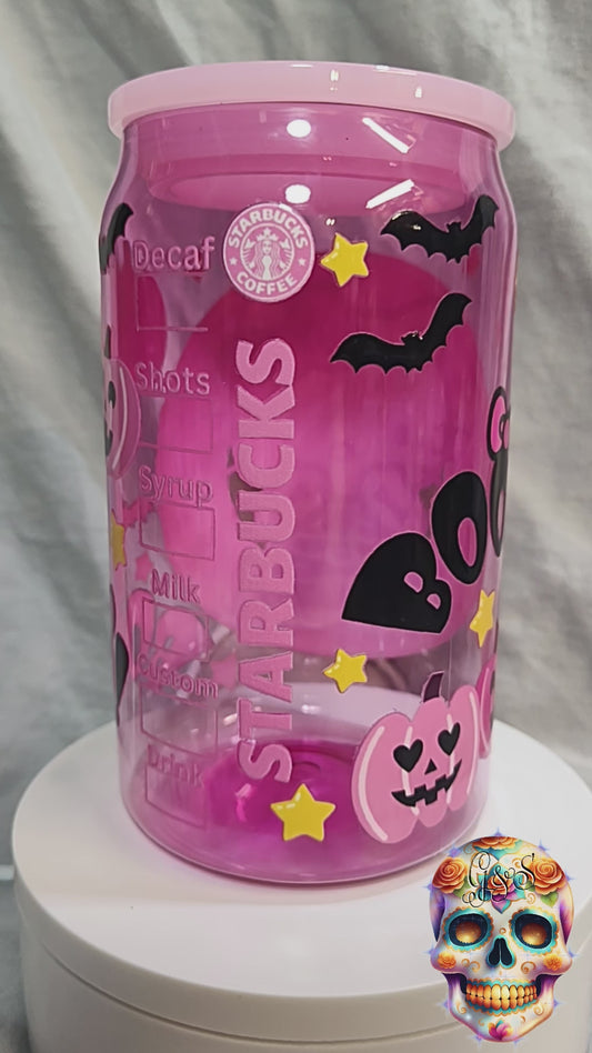 Scary Kitty Acrylic Can