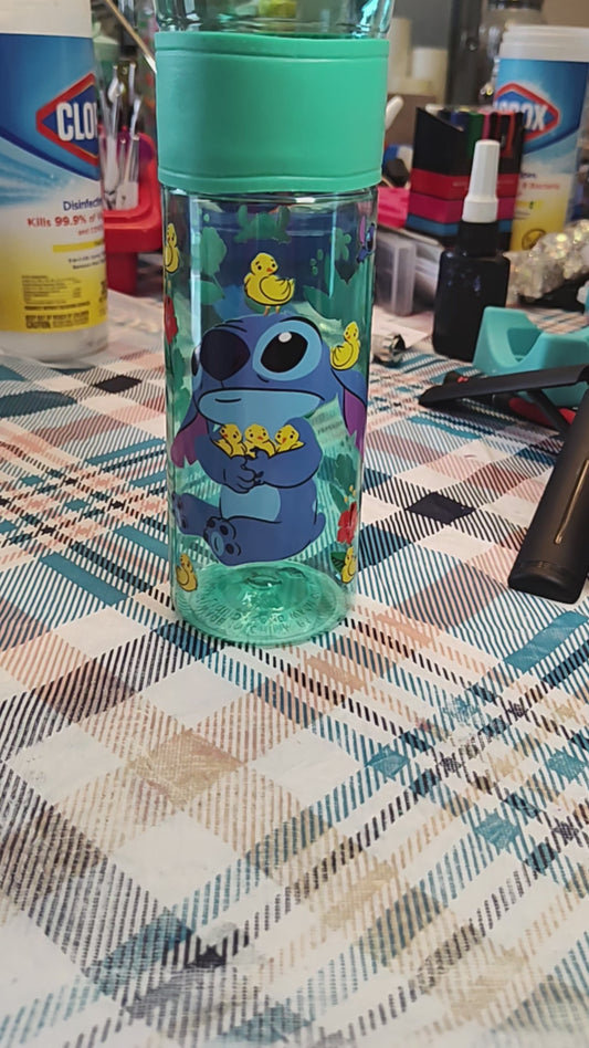 Stitch and Ducks Water Bottle